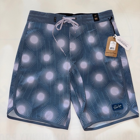 DARK Seas Division Miguel Boardshorts Blue NEW! 28
